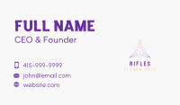 Tech Pyramid Developer Business Card Design