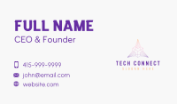 Tech Pyramid Developer Business Card Image Preview