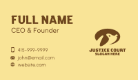 Brown Dog Veterinary Business Card Image Preview