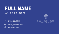 Medical Stethoscope Syringe Business Card Preview
