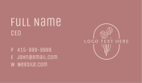 Minimalist Flower Company Business Card Image Preview