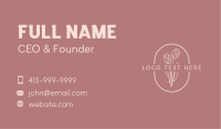 Minimalist Flower Company Business Card Image Preview