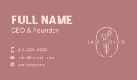 Minimalist Flower Company Business Card Image Preview