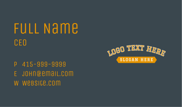 Athletic Style Shop Wordmark Business Card Design Image Preview