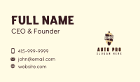 Yard Shovel Tool Business Card Design