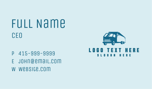 Dump Truck Trucking Cargo Business Card Design Image Preview