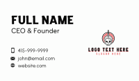 Skull Sword Weapon Business Card Design