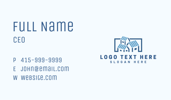 Housing Realty Roofing Business Card Design Image Preview