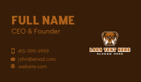 Bulldog Canine Gaming Business Card Preview