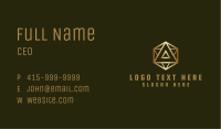 Deluxe Geometric Hexagon Business Card Image Preview