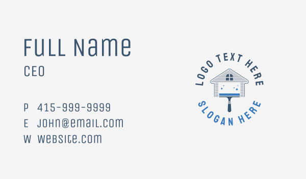 House Wiper Cleaning Business Card Design Image Preview