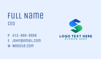 Business Company Letter S Business Card Image Preview