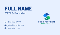Business Company Letter S Business Card Image Preview