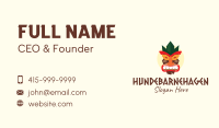 Tribal Tiki Mask Business Card Image Preview