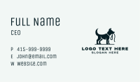 Dog Pet Leash Business Card Image Preview