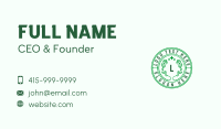 Natural Garden Badge Lettermark Business Card Image Preview