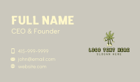 Playful Hemp Mascot Business Card Image Preview