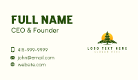 Pine Tree Mountain Business Card Image Preview