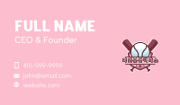 Baseball Bat Sports Business Card Image Preview