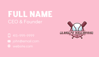 Baseball Bat Sports Business Card Image Preview