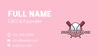 Baseball Bat Sports Business Card Image Preview