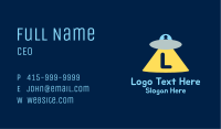 Kid UFO Lettermark Business Card Image Preview