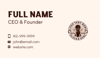 Barber Groomer Salon Business Card Preview