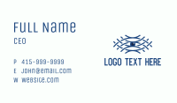 Blue Wave Eye Business Card Image Preview