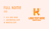 Shiny Gem Letter K Business Card Brandcrowd Business Card Maker