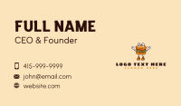 Burger Hamburger Cartoon Business Card Preview