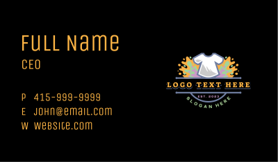 Paint Shirt  Print Business Card Image Preview
