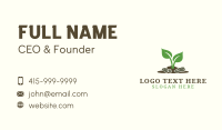 Gardening Soil Plant Business Card Preview