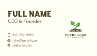 Gardening Soil Plant Business Card Image Preview