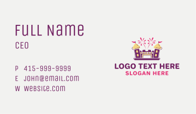 Fun Bouncy Castle Business Card Image Preview