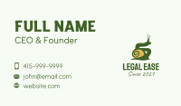 Land Snail Silhouette  Business Card Image Preview