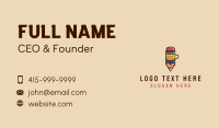 Pencil Coffee Cup  Business Card Preview