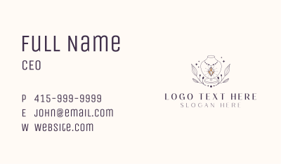 Diamond Necklace Jewel Business Card Image Preview