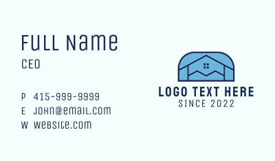 House Roofing Construction  Business Card