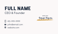 Texture Urban Wordmark Business Card Image Preview