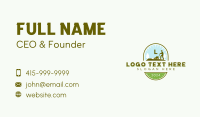 Lawn Mower Landscaping  Business Card Image Preview
