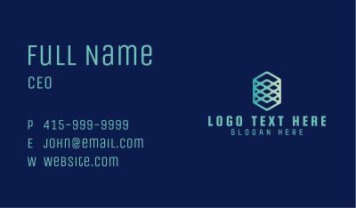 Cyber Cube Gaming Business Card Image Preview