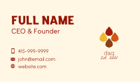 Autumn Leaves  Business Card Image Preview