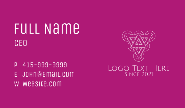 Geometric Grape Line Art  Business Card Design Image Preview