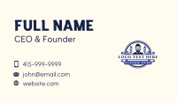 Gentleman Haircut Barber Business Card Image Preview
