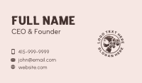 Prehistoric Primitive Caveman Business Card Preview