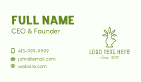 Marijuana Leaf Hookah Business Card Image Preview