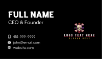 Casino Skull Poker Business Card Image Preview