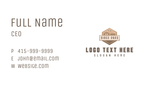 Residential House Roofing Business Card Design Image Preview