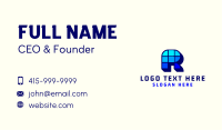 Pixel Game Developer Tech Business Card Image Preview