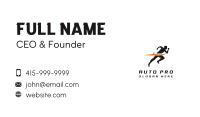 Fast Marathon Runner Business Card Image Preview